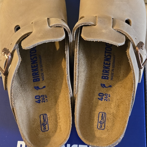 Birkenstock Boston Oiled Clog, Ladies 9, Tabacco - Picture 4 of 10